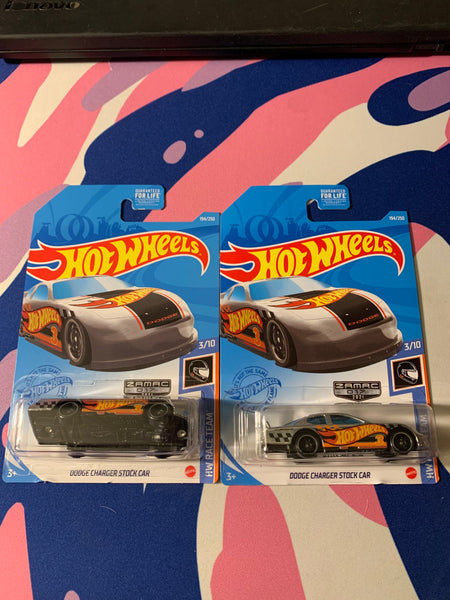 Hot wheels dodge charger top stock car